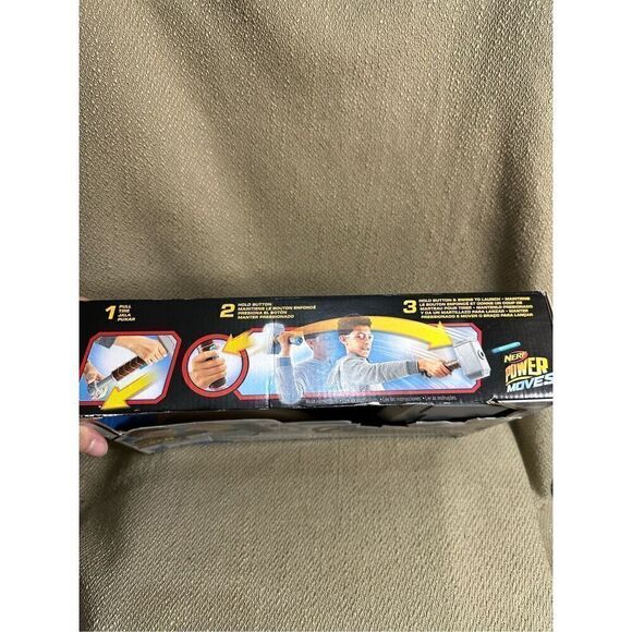 NERF Power Moves Marvel Avengers Thor Hammer Strike Dart-Launching Toy New - Picture 3 of 6